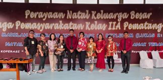 Perayaan Natal Keluarga Besar Lapas Kelas IIA Pematangsiantar : Natal Mengutus Kita Hidup sebagai Anak Terang