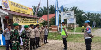 Polres Simalungun Siap Amankan Arus Lalu Lintas Jelang Natal dan Tahun Baru, Pos Pam III Sampuran Bersiaga