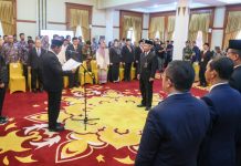 Gubernur Ansar Kukuhkan Hisyam Wahyudi sebagai Kepala Perwakilan BPKP Provinsi Kepri