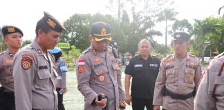 Polres Natuna Gelar Pemeriksaan Senjata Api Dinas untuk Pastikan Kelayakan dan Kesiapan Operasional