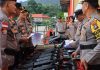 Kapolres Anambas Pimpin Apel Pengecekan Senjata Api