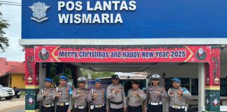 Propam Polres Lingga Cek Kesiapan Personil Pos Pengamanan dan Pos Pelayanan Operasi Lilin Seligi 2024