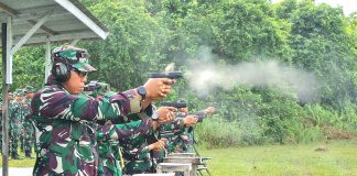 Sukses Latihan Menembak, Lanud Raden Sadjad Natuna Mantapkan Kesiapan Operasional