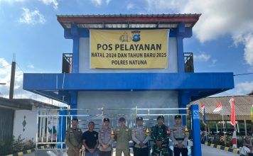 Polres Natuna, Pos Pelayanan Pelabuhan Binjai Berikan Rasa Aman dan Nyaman Nataru 2025