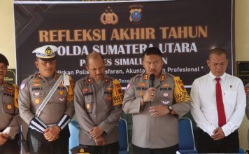 Kapolres Polres Simalungun Gelar Refleksi Akhir Tahun, Tindak Pidana Menurun