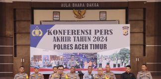 Polres Aceh Timur Rilis Capaian Kinerja 2024: Gangguan Kamtibmas Turun, Kasus Narkoba dan Laka Lantas Menurun