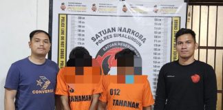Dua Tersangka Dibekuk Sat Narkoba Polres Simalungun, 4,31 Gram Jenis Sabu Ditemukan
