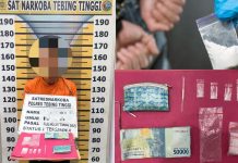 Pengedar Sabu Jalan Badak Tertangkap Tangan Oleh Satresnarkoba Polres Tebing Tinggi, Barbur 1,71 Gram