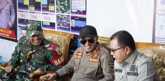 Tinjau Pospam Nataru, Bupati Eka Putra: Jalan Pintu Masuk ke Tanah Datar Sudah Diaspal