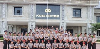 51 Personel Polres Aceh Timur Naik Pangkat