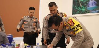 Polres Aceh Timur Lakukan Penandatanganan MoU NKK dan PKT Pengamanan Objek Vital