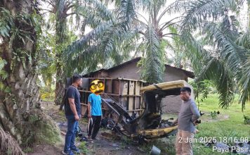 Mobil Dicuri dari Tanah Jawa, Ditemukan Polisi di Serdang Bedagai, Evakuasi Terkendala Akses Jalan
