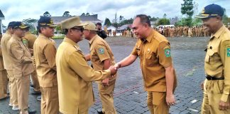 Pasca Libur Nasional Tahun Baru 2025, ASN Pemkab Simalungun Gelar Apel Gabungan