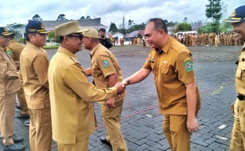 Pasca Libur Nasional Tahun Baru 2025, ASN Pemkab Simalungun Gelar Apel Gabungan