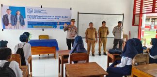 Polres Buton Tengah dan Polsek Jajaran Sosialiasikan PPDB SMA Kemala Taruna Bhayangkara