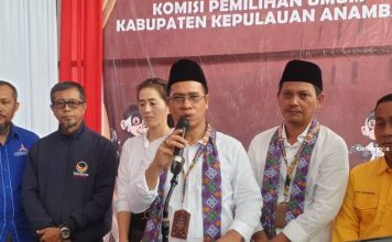 Besok, KPU Kepulauan Anambas Siap Tetapkan Paslon Bupati Terpilih Aneng-Raja Bayu