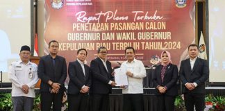 Ansar-Nyanyang Resmi Ditetapkan KPU Sebagai Gubernur dan Wakil Gubernur Kepri Terpilih Pilkada 2024