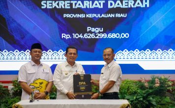 Serahkan DPA Tahun 2025, Gubernur Ansar Imbau Kepala OPD Tingkatkan Pengawasan, Pengendalian dan Evaluasi