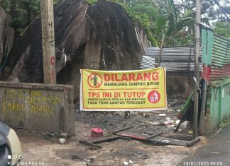 TPS Sampah di Tarempa Ditutup Sementara, Dampak Kekurangan Personil Kebersihan