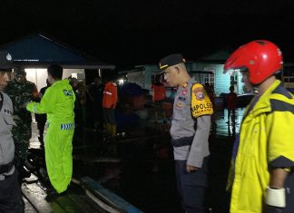 Jaga Keamanan Masyarakat, Polsek Palmatak Laksanakan Patroli Gabungan Siaga Bencana