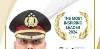 Kapolres Lingga AKBP Apri Fajar Hermanto, S. I. K Raih Penghargaan The Most Inspiring Leader 2024