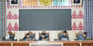 DPRD Gelar Rapat Paripurna Pengumuman Penetapan Pasangan Calon Bupati dan Wakil Bupati Bengkalis
