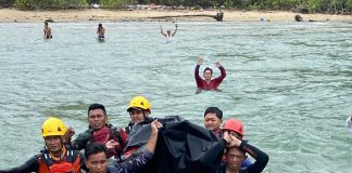 Lanal Tarempa Bantu Evakuasi Korban Kecelakaan Laut di Anambas