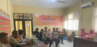 Wakapolres Buton Tengah Pimpin Sidang BP4R dan Penandatanganan Pakta Integritas