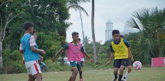 25 TALENTA MUDA ACEH TIMUR DILATIH SEPAKBOLA OLEH PELATIH NASIONAL