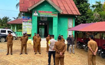 Kapolsek Pantee Bidari Apel Pagi di Kantor Geuchik Pante Rambong