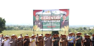 Wakili Pangdam, Kasdam IM hadiri penanaman 1 juta Hektar Jagung di Kabupaten Abes