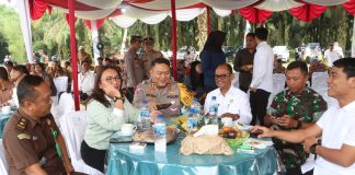 Kapolres Bersama Forkopimda Simalungun Ikuti Penanaman Jagung Serentak 1 Juta Hektar