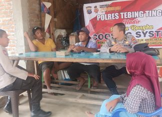 Polres Tebing Tinggi Gelar Cooling System Untuk Wujudkan Kamtibmas Kondusif