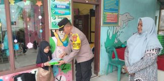 Kapolsek Peureulak Kawal Program Makan Bergizi Gratis