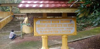 Wujud Kepedulian pada Leluhur dan Sejarah Kerajaan Lingga, Kapolres Lingga Cat Makam Temenggung Jamaludin dan Datuk Kaya Montel