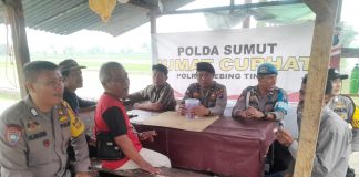 Jum’at Curhat, Polsek Rambutan Ajak Warga Dukung Program Pemerintah