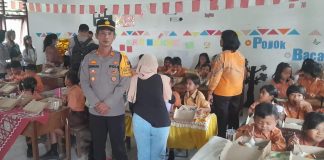 Polres Simalungun Menggelar Program Makan Bergizi Gratis untuk Siswa SDN 097319 Siopat Suhu