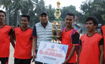 Turnamen Senayang Cup Berakhir, Berikut Daftar Tim Juara