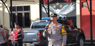 Polres Tebing Tinggi Gelar Apel Kesiapan Pengamanan Imlek