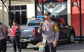 Polres Tebing Tinggi Gelar Apel Kesiapan Pengamanan Imlek