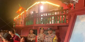 Polres Kepulauan Anambas Amankan Perayaan Imlek 2576 di Vihara Gunung Dewa Siantan