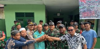 Danramil 15 Muara Sipongi Resmi Berganti, Letda Inf Marahotma Nasution Gantikan Kapten Arh Marito Efendi Harahap