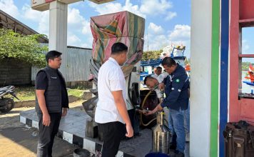 Pastikan Tak Ada Praktik Kecurangan, Sat Reskrim Polres Aceh Timur Cek SPBN