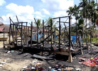 1 Unit Rumah Ludes Terbakar Di Desa Hutarimbaru, Warga Desa Minta Pemerintah Madina Bantu Keluarga Pemilik Rumah