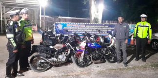 Aksi Balap Liar, Satlantas Polres Aceh Timur Amankan 9 Sepeda Motor