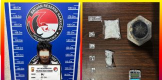 Amankan Pengedar Narkotika, Satrenarkoba Polres Aceh Timur Sita Belasan Paket Sabu