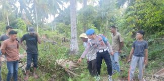 Polres Aceh Timur Evakuasi Temuan Kerangka Manusia di Kebun Kelapa