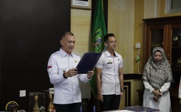 Wakil Bupati Natuna Lantik Pejabat Administrator dan Fungsional di Lingkungan Pemkab Natuna