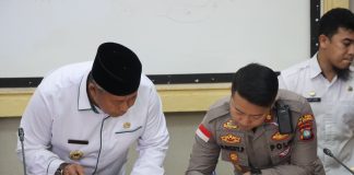 Pemkab dan Polres Anambas Teken MoU Hibah Lahan Pembangunan Kantor Polsek Jemaja