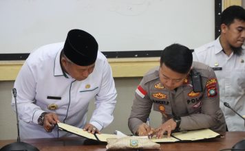Pemkab dan Polres Anambas Teken MoU Hibah Lahan Pembangunan Kantor Polsek Jemaja